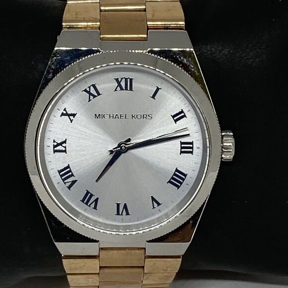 Michael Kors Channing MK6150 Women's Stainless Steel Analog Quartz Watch XR225 - Picture 2 of 12